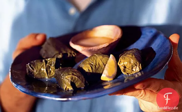 Fleisch, Bulgur und Reis Dolmades