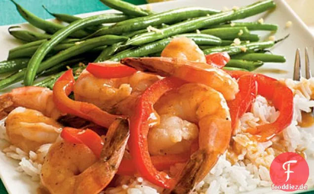 Thai Rote Curry Garnelen