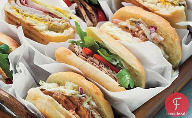 Sandwiches im italienischen Stil
