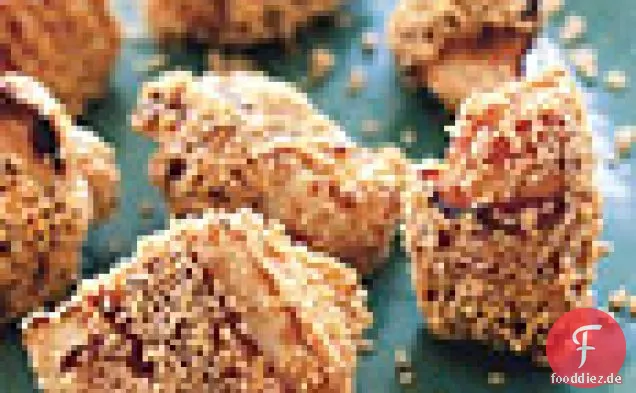 Bauchspeck - und Sesame-Coated Rüben