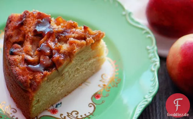 Ahorn-Kuchen mit Brauner Butter Äpfel