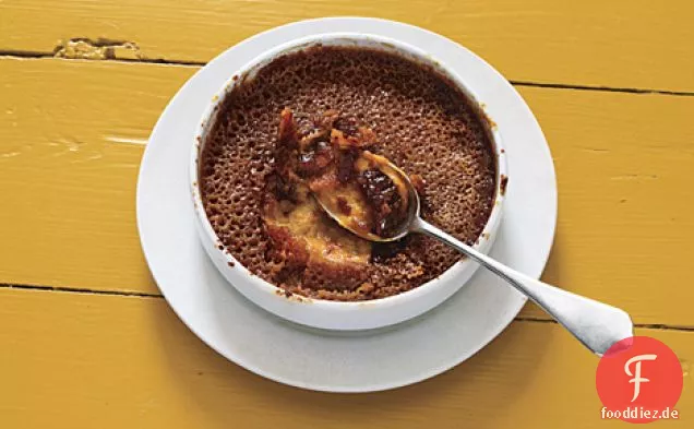 Kürbis und Braunzucker Crème Brûlée