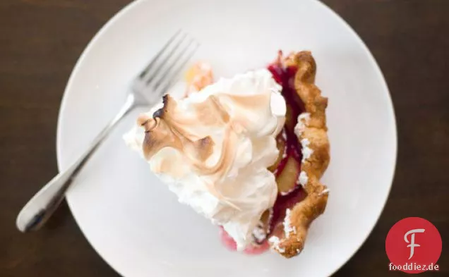 Pflaume Baiser Kuchen