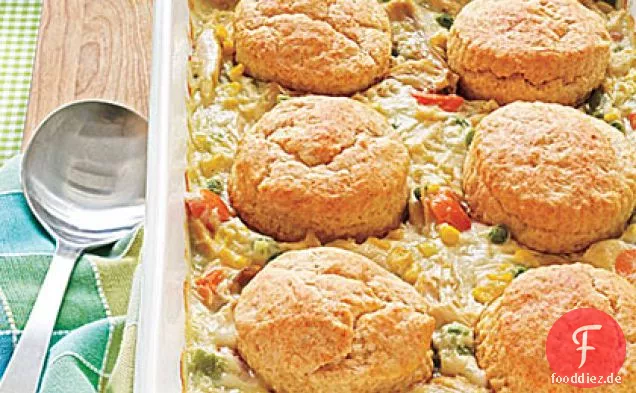 Keks-gekrönt Huhn Potpie