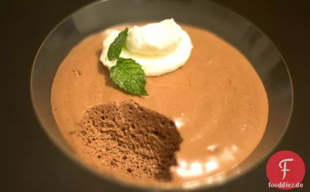 Französisch Schokolade Espresso Mousse