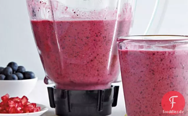 Blaubeere-Granatapfel-Smoothie