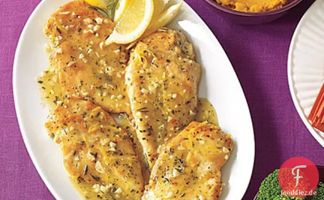 Knoblauch-Huhn mit Rosmarin