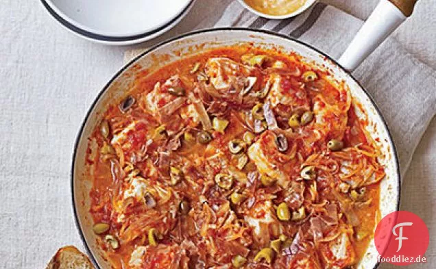 Geröstete Karotten und Fenchel mit Tomaten-Oliven-Pesto
