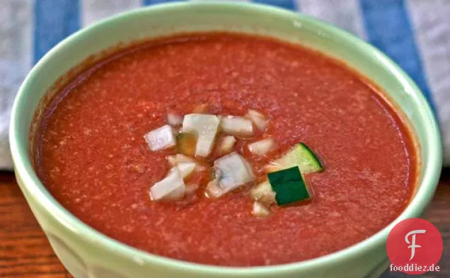 Abendessen heute Abend: Wassermelone Gazpacho