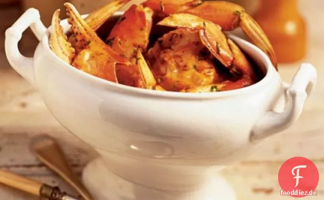 Schnelle Krabbe Cioppino