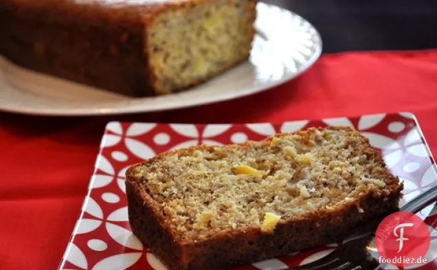 Rote Banane Ananas Brot