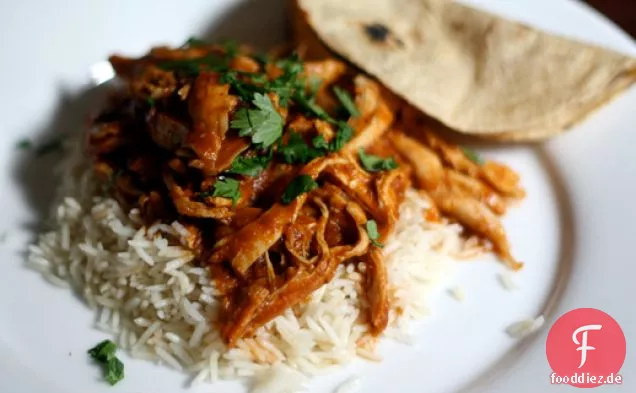 Abendessen heute Abend: Huasteca-Stil Huhn in Maulwurf