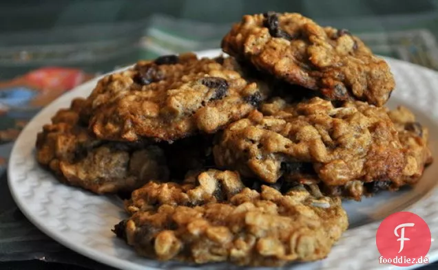 Chai-Haferflocken-Rosinen-Cookies