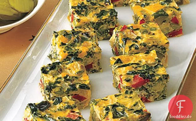 Gemüse-Frittata Squares
