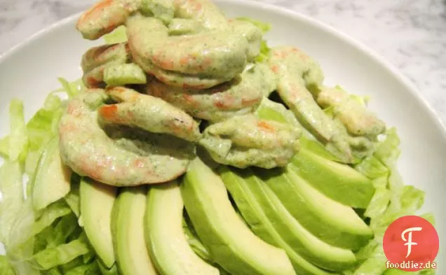 Kochen Sie das Buch: Sky Terrace Garnelen und Avocado-Salat