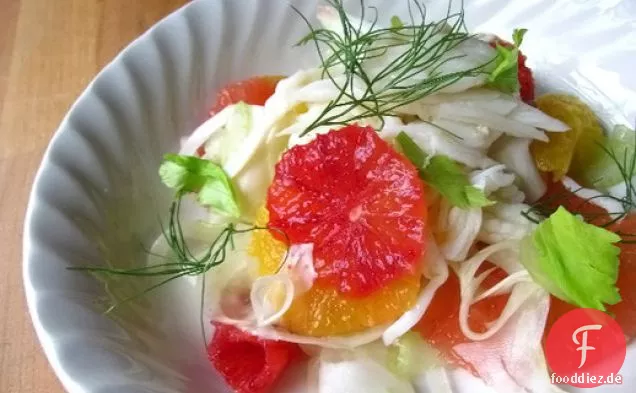 Temperamentvolle Küche: Krabben-Zitrus-Salat mit Verjus-Vinaigrette
