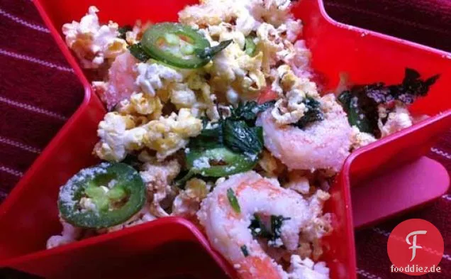 Ernsthafte Hitze: Sizzling Shrimp Popcorn mit Jalapeños