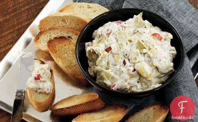 Blauschimmelkäse-Artischocken-Dip