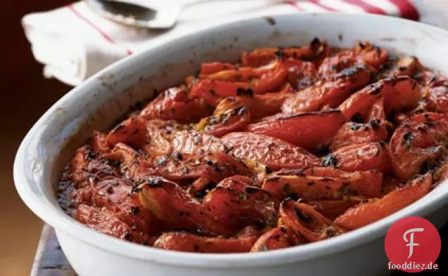 Tomaten Gebraten, mit Rosmarin und Zitrone