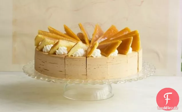 Karamell Creme Schicht Kuchen