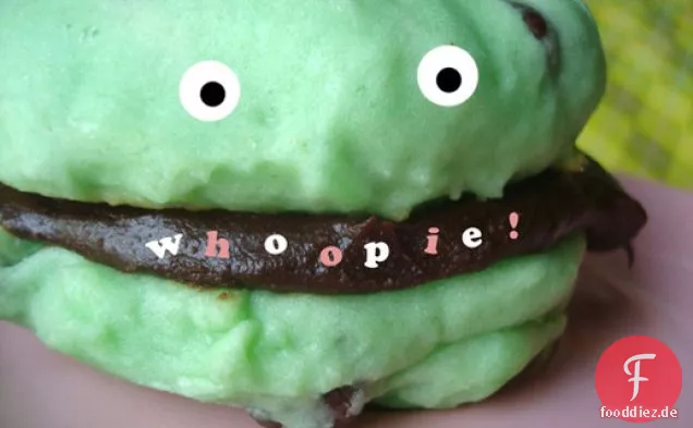 Minze Schokolade Chip Whoopie Pies