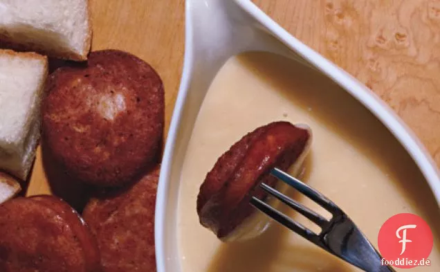 Gruyère und Cider Fondue