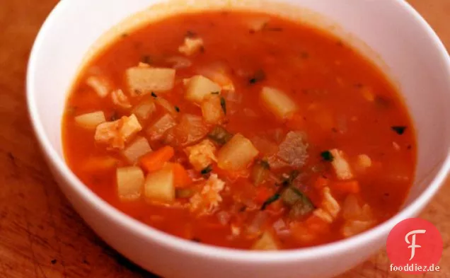 Abendessen Heute Abend: Manhattan Clam Chowder