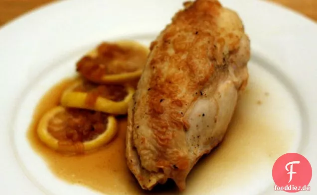 Abendessen heute Abend: Huhn mit Zitrone