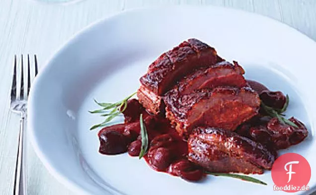 Entenbrust mit Süßkirschsauce
