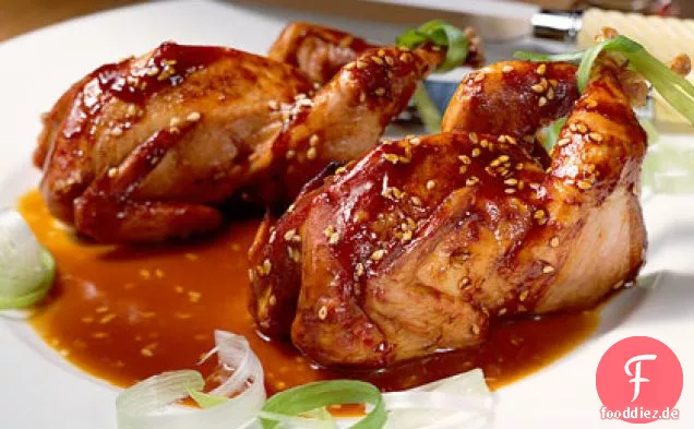Asiatische gegrillte Wachtel