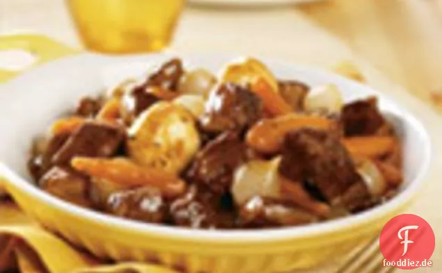 Slow Cooker Einfaches Rindfleisch Bourguignonne