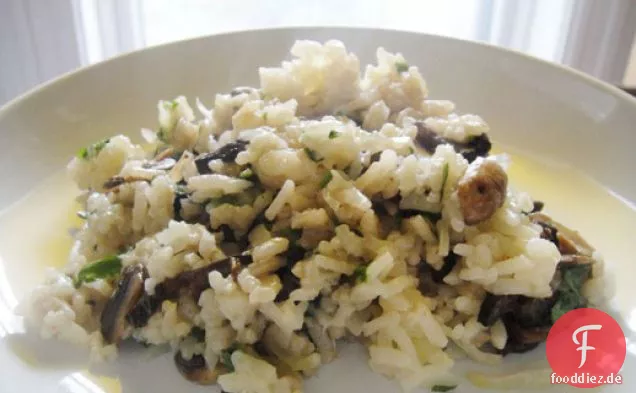 Kochen Sie das Buch: Reiskocher Pilz Risotto