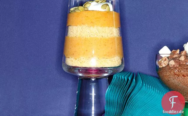 Kürbis-Mousse Kleinigkeit