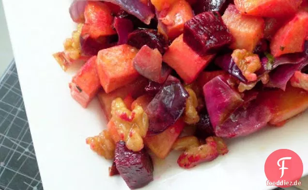Gebratenes Gemüse Mit Walnuss-Vinaigrette