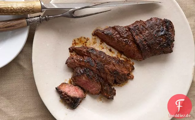Carne Adobada: Gegrilltes Adobo-mariniertes Rocksteak