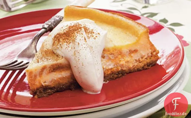 Marmorierter Kürbis-Käsekuchen