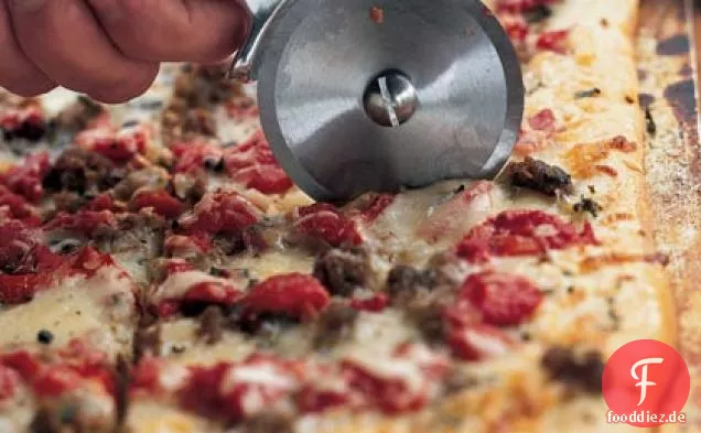 Pizza im Chicago-Stil