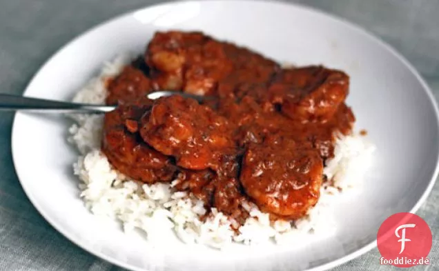 Abendessen heute Abend: Shrimp Tikka Masala