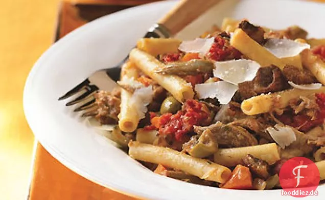 Rigatoni mit Entenragout