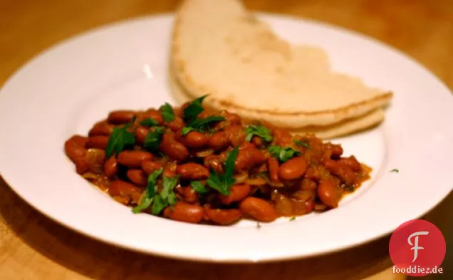 Abendessen heute Abend: Punjabi Rajma (Kidneybohnen-Tomaten-Curry)