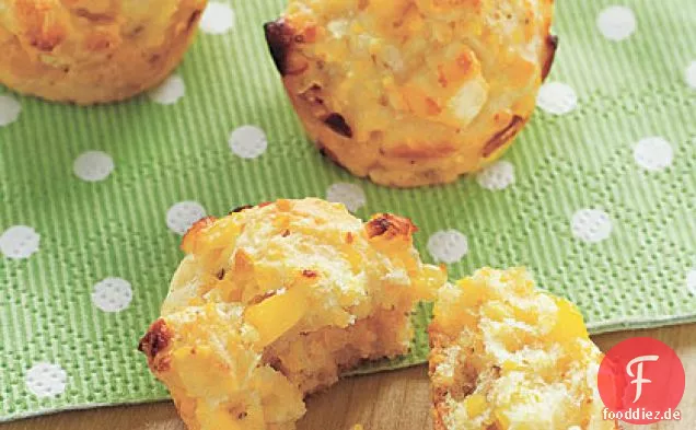 Mini-Mais und Feta-Muffins