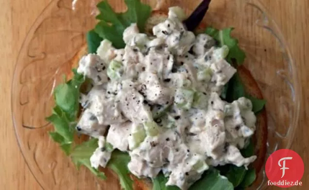 Abendessen heute Abend: Estragon Hühnersalat