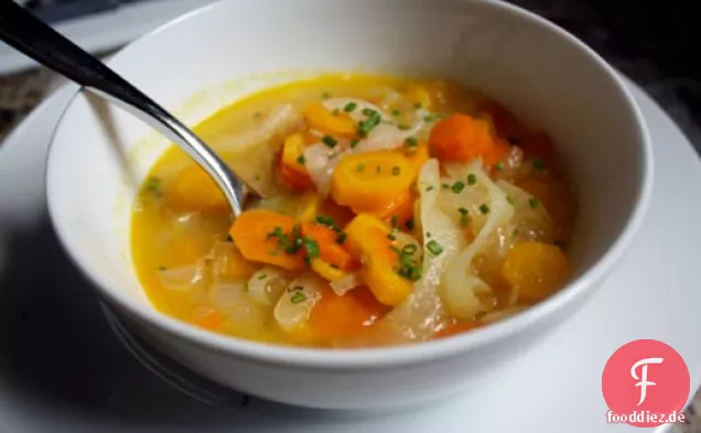 Abendessen heute Abend: Alice Waters Karottensuppe