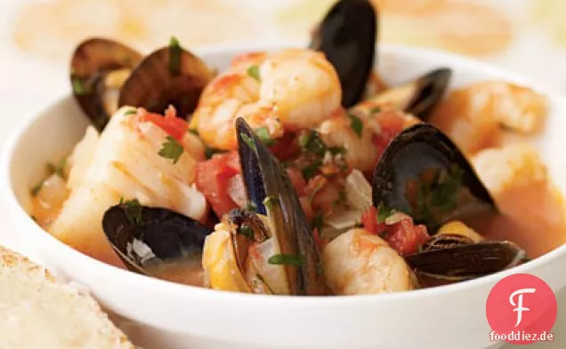 Meeresfrüchte-Eintopf nach Cioppino-Art