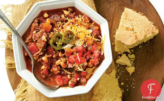 Rindfleisch-und-Black-eyed Pea Chili