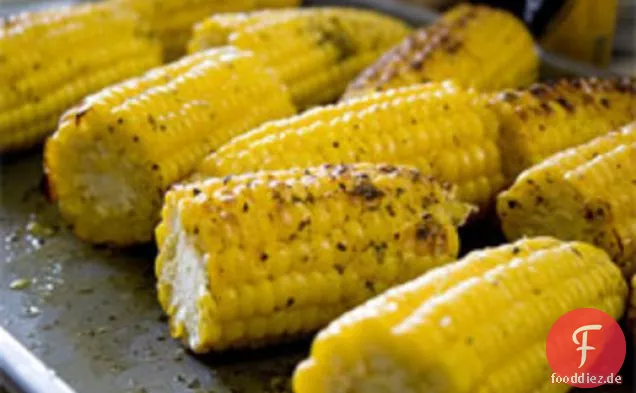Kochen Sie das Buch: Gegrillter Mais auf dem Kolben