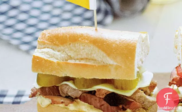 Kubanische Sandwiches im südlichen Stil