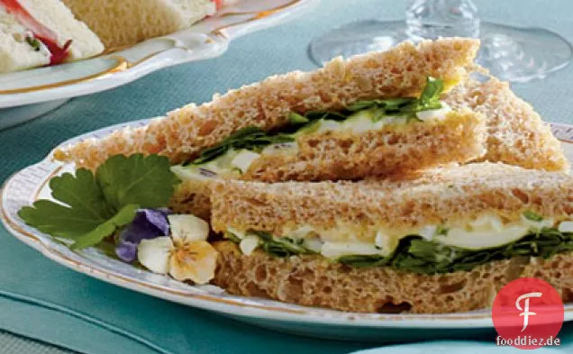 Eiersalat Tee Sandwiches