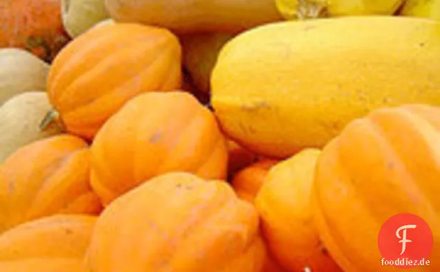Abendessen heute Abend: Squash-Gnocchi mit Fleischsauce