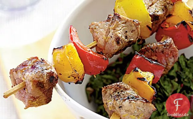 Tuscan Pork Kebabs